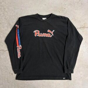 Vintage Y2K PUMA Long Sleeve T-Shirt Size Large